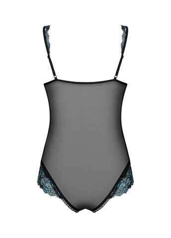 Сітчасте боді на кісточках Amanta teddy чорне CherryLove Obsessive чорний поліамід, еластан