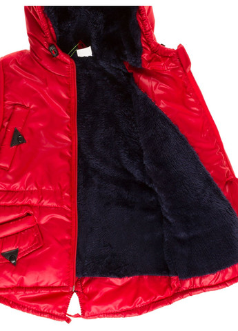 Червона демісезонна куртка демісезонна для хлопчика Одягайко