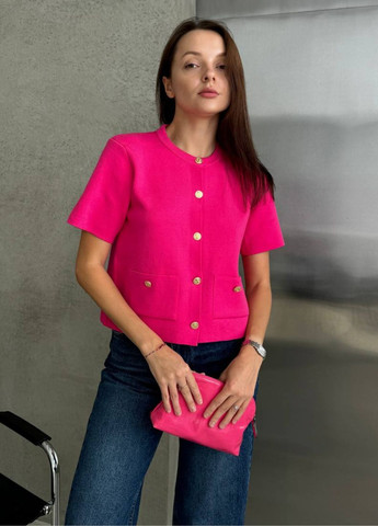 Кардиган на гудзиках з коротким рукавом Tik-Tak (323164454)