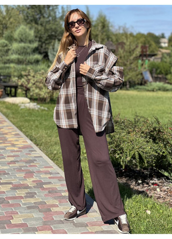 Кофейная рубашка Maybel