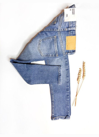 Голубые джинсы 116 см голубой артикул л178 Zara