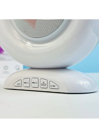 Многофункциональная колонка-ночник Улитка DK-S11 с RGB подсветкой и двумя микрофонами Zomei (369158177)