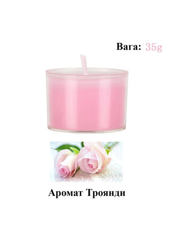 Свічка для сексуальних ігор з ароматом троянди. Розмір S We Love (284279611)