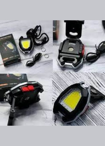 Міні ліхтарик брелок Multifunctional RB-441 COB білий жовтий червоне світло світильник з карабіном відкривачем Rablex (313110739)