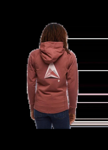 Женская толстовка с рукавом реглан W Mountain Transparency Full Zip Hoody, - Cherrywood Black Diamond (334669988)