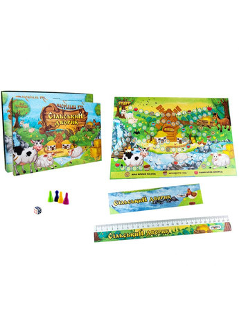 Настольная Игра-бродилка "Сельский дворик" 30503 рус Strateg (367972823)