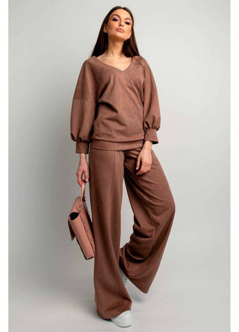 Кофейная блузка Ри Мари