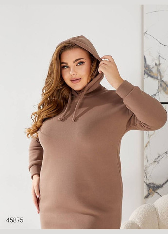 Бежевое повседневный платье женское Liton