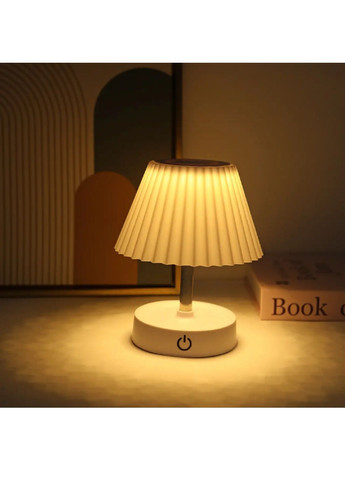 Настільна акумуляторна лампа нічник із телескопічною ніжкою сенсорним керуванням 11-29 см 1200 мА/год (480376-Prob) Unbranded (334205627)