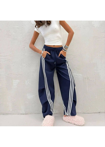 Стильные женские брюки в спортивном стиле со свободным кроем No Brand (369135589)