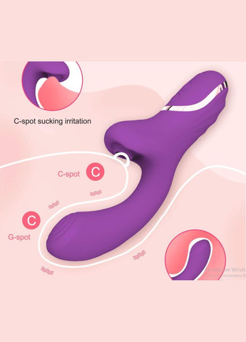 Вакуумный двойной вибратор Double Sucker арт01 No Brand (339865072)