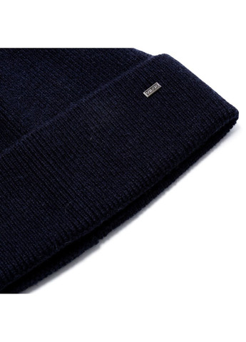 Шапка по голове мужская шерсть с кашемиром синяя ФРАНК 330-153 LuckyLOOK 330-153m (289360669)