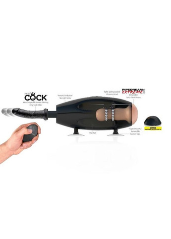 Секс-машина для двоих Fetish Fantasy Extreme на присосках с держателем для телефона Pipedream (331171566)