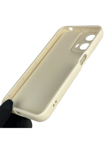 Чехол силиконовый Soft Touch с 3D принтом для Moto G04 (XT2421-2) молочный (Полная защита камеры) Motorola (373670815)