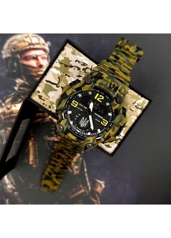 Наручний годинник з камуфляжем для чоловіків електронні кварцові з функціями будильника та таймера ProDobro (367265677)