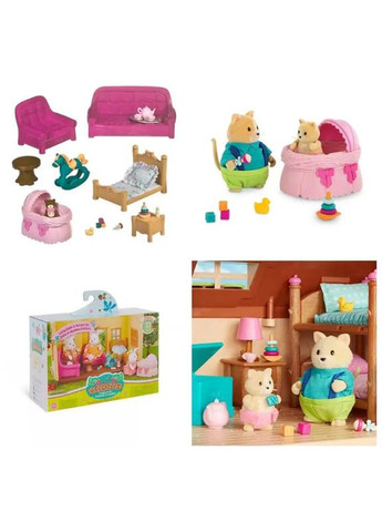 Игровой набор Гостиная и Детская (WZ6763Z) Li'l Woodzeez (322906707)