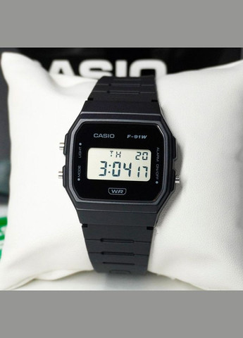 Наручные оригинальные часы F-91WB-1A - женские Casio (338434394)