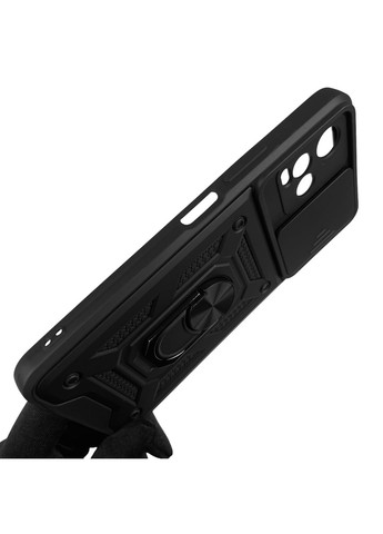 Чохол для Y21S броньований з кільцем зі шторкою на камеру на віво у21с чорний rg1 Vivo (366019019)