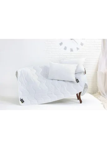 Одеяло Набор шерстяной №1678 Eco Light White Одеяло 155х215+ подушк (2200002656726) Mirson (390921968)