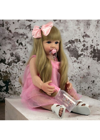 Лялька Реборн Домініка Reborn вініл силіконова 55 см No Brand (367736318)