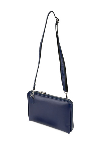 Сумка месенджер ділова жіноча натуральна шкіра синя Fior Di Loto (371884201)