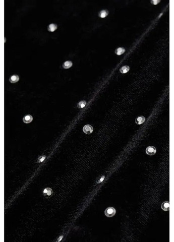 Чорна міні-сукня чорна в камінцях,святкова s H&M однотонна