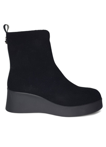 Чорні зимня зимові ботильйони Wollen