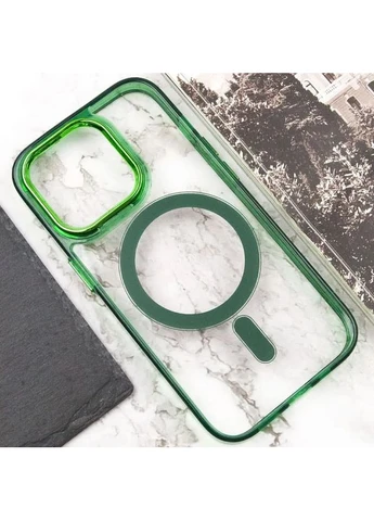Чехол TPU Iris MagSafe для Apple iPhone 13 Pro 6.1" зелёный No Brand (402062400)