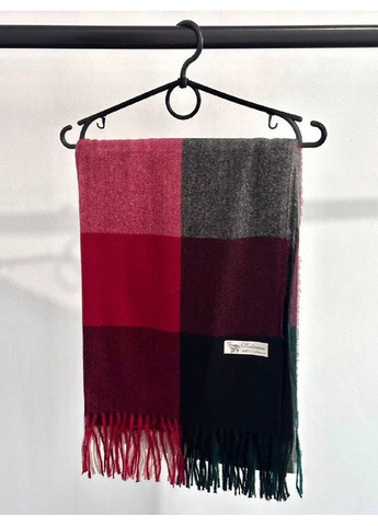 Кашеміровий палантин шарф у клітину з бахромою PASHMINA No Brand (362666277)