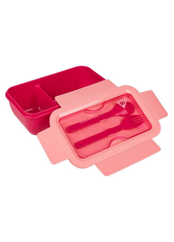Контейнер Fusion 850 мл з приборами рожевий (708169) Yes (365824599)