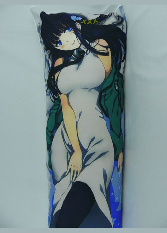 Дакiмакура 150 х 50 см Сукроуз обнимашка аниме принт Подушка сосъёмной наволочкой односторонняя Viva (346057028)