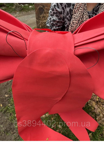 Большой декоративный бант из фоамирана для фасада, фотозоны и украшения праздника, новогодний уличный декор. No Brand (370382421)