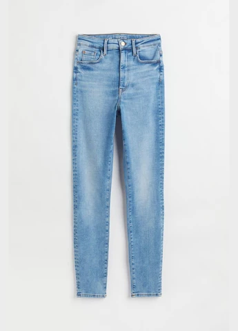 Джинси Skinny демисезон,голубой, H&M - (291163678)