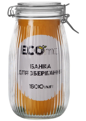 Банка LOCK / из бугельн. замком/ 1500 мл (24020062) Ecomo (365275319)