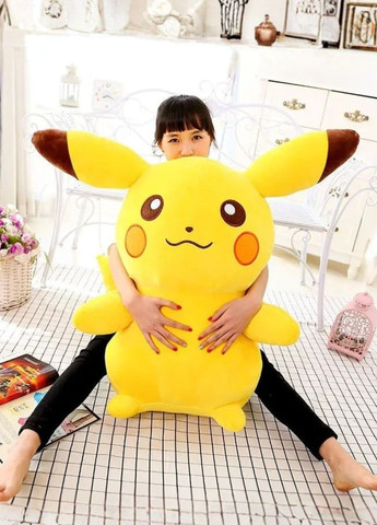 Велика м'яка іграшка Пікачу 120 см плюшева для обіймів My Kigu (369931698)