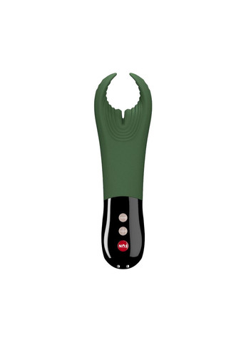 Вибратор для пениса Fun Factory MANTA moss green/black, подходит для парных игр No Brand (366877355)