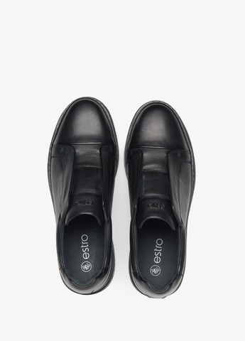 Черные туфли, цвет черный Estro