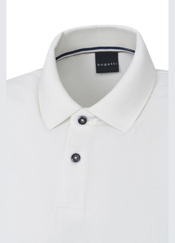 Белая футболка-поло мужское для мужчин Bugatti