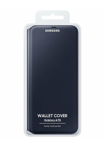 Чохол-книжка Wallet Cover для Galaxy A70 SM-A705/Galaxy A70s SM-A707 Black (EF-WA705PBEGRU) Samsung (370616086)