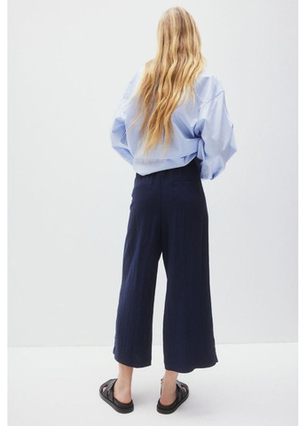Жіночі штани кюлоти Н&М (57020) XS Темно-сині H&M (292632437)