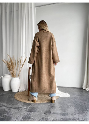 Бежевый демисезонный кардиган No Brand