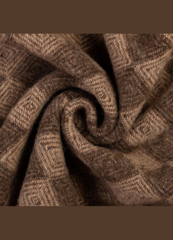 Плед з екологічної вовни Коричнево-пісочний (A-023517) Love You (324834769)