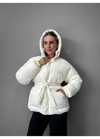 Молочний зимній Пуховик Seventy.Eight