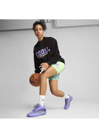 Чорний світшот lace em up equal respect crew women Puma однотонний (329692960)