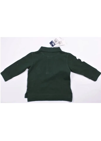 Дитяче біле поло з рукавом для немовлят Polo Children Ralph Lauren (376424322)