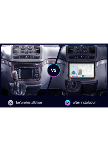 Штатная магнитола MS Mercedes Vito 639 QleD Mekede Viano (352263188)