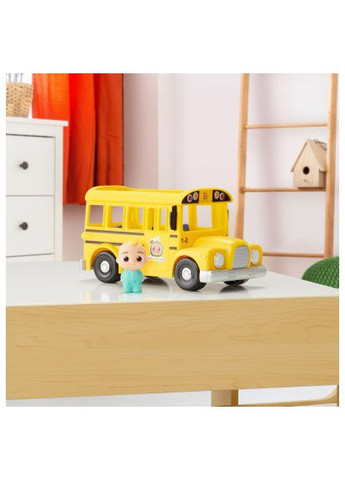 Развивающая игрушка Feature Vehicle Школьный Автобус со звуком (CMW0015) CoComelon Feature Vehicle Жовтий Шкільний Автобус зі звуком (366514727)