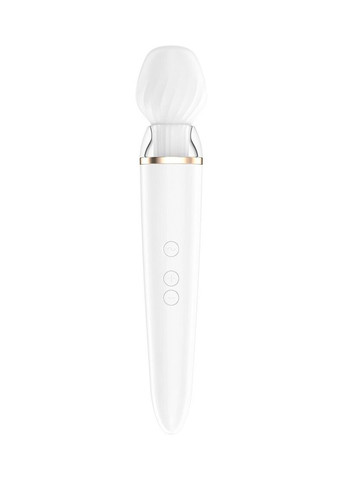 Смарт вібромасажер зі змінною головкою Double Wand-er Satisfyer (341528120)
