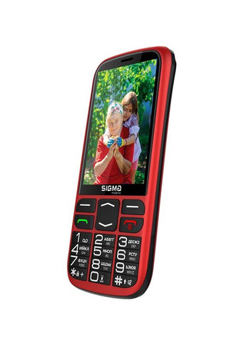 Мобільний телефон Comfort 50 Optima Type-C Dual Sim Red (4827798122327) Sigma mobile (370615060)