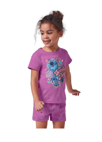 Рожева всесезон піжама літня для дівчинки Lupilu